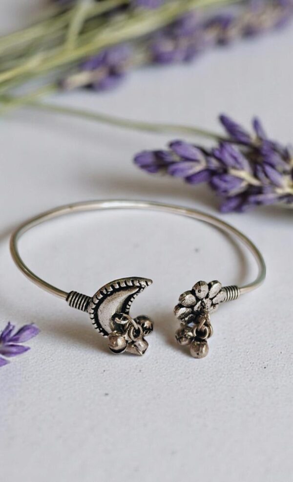 German Silver Finger Ring & Bangle Combo - Image 3