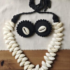 Hand-Crafted Natural Sea Shell Necklace Set