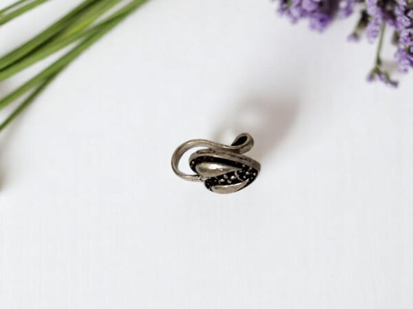 3 pcs german silver nose pin set - Image 4