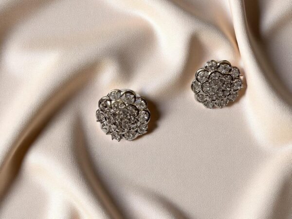 Gorgeous AD Stone Mangalsutra with Matching Earrings - Image 3