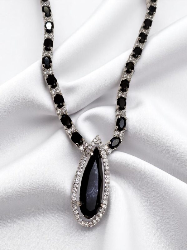 Elegant AD Necklace & Earring Set – Timeless Design - Image 4