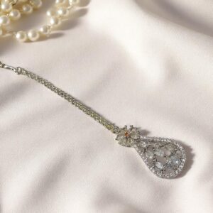 Elegant Maang Tikka with Stone Detailing