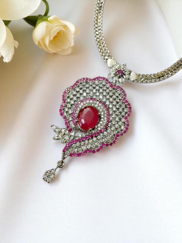 Rani Ad Stone Long Necklace - Image 2
