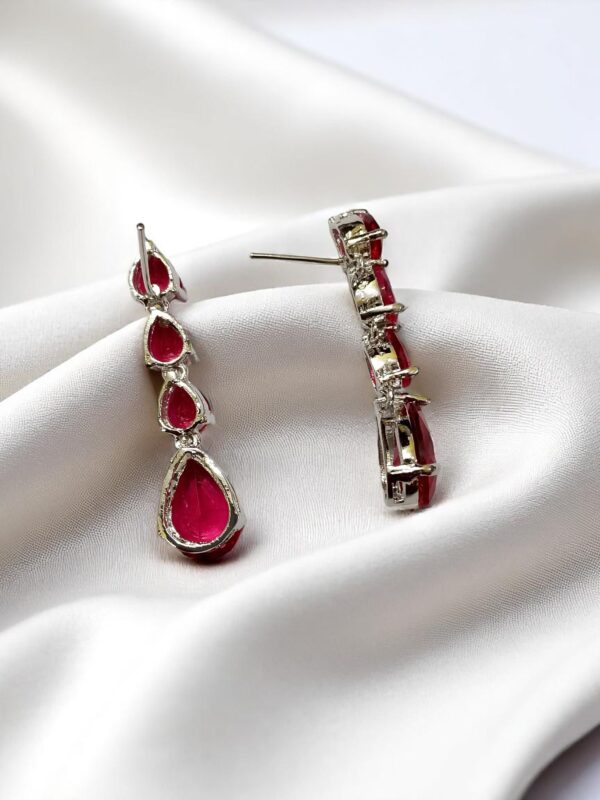 Rani Ad Stone Earring Pair - Image 3