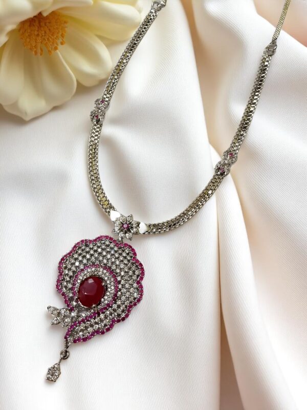 Rani Ad Stone Long Necklace - Image 3