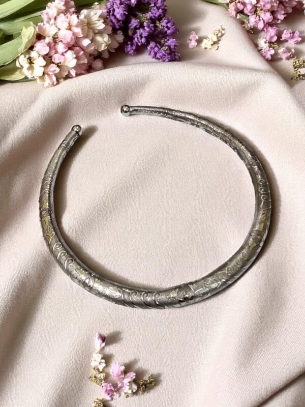Oxidised Silver Hasuli - Image 2