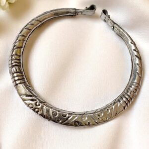 Oxidised Silver Hasuli