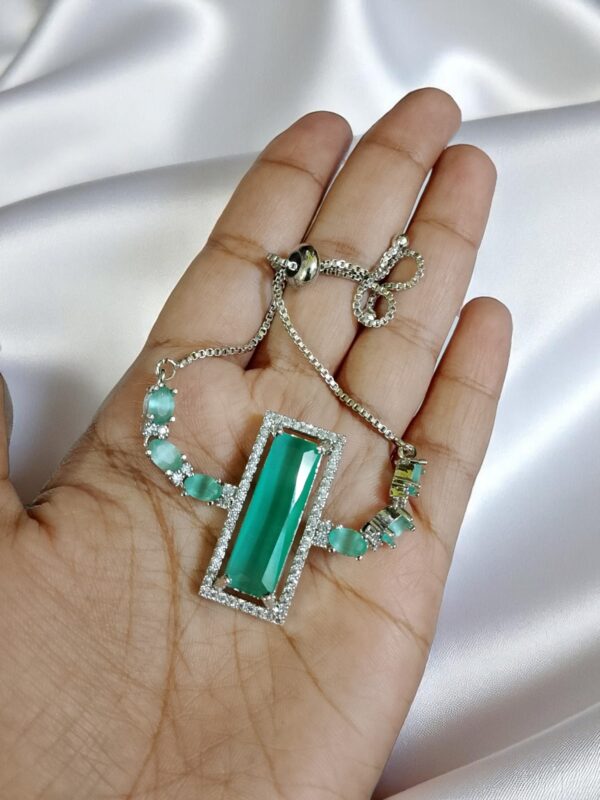 Elegant Sky AD Stone Adjustable Bracelet - Image 4