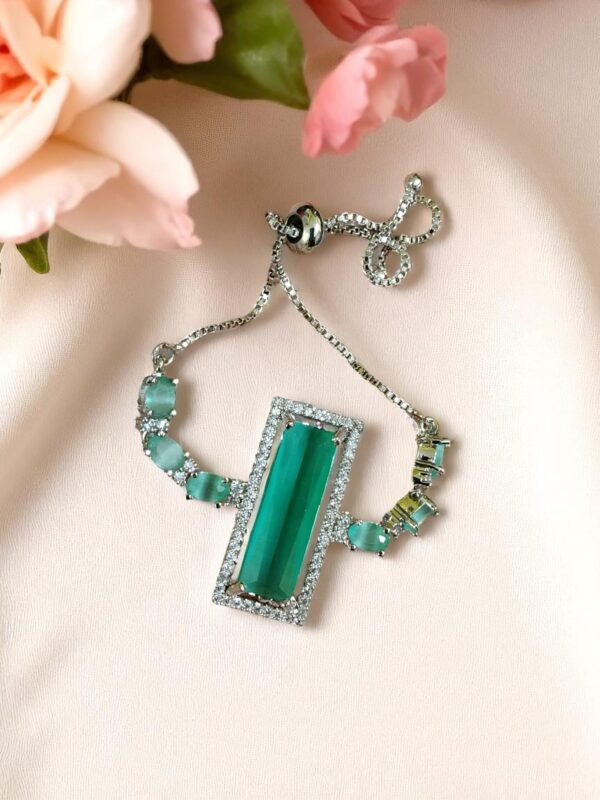 Elegant Sky AD Stone Adjustable Bracelet - Image 2