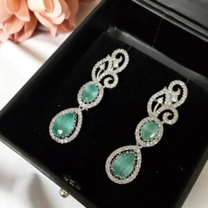 Sky Ad Stone Earring Pair