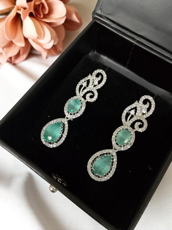 Sky Ad Stone Earring Pair