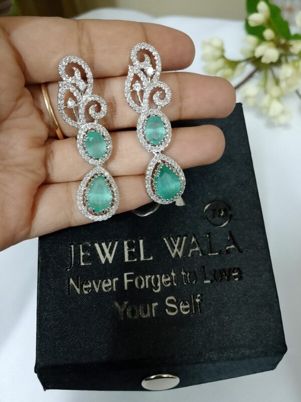 Sky Ad Stone Earring Pair - Image 2