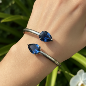 Jewel Wala Elegant American Diamond Rhodium Plated Bracelet