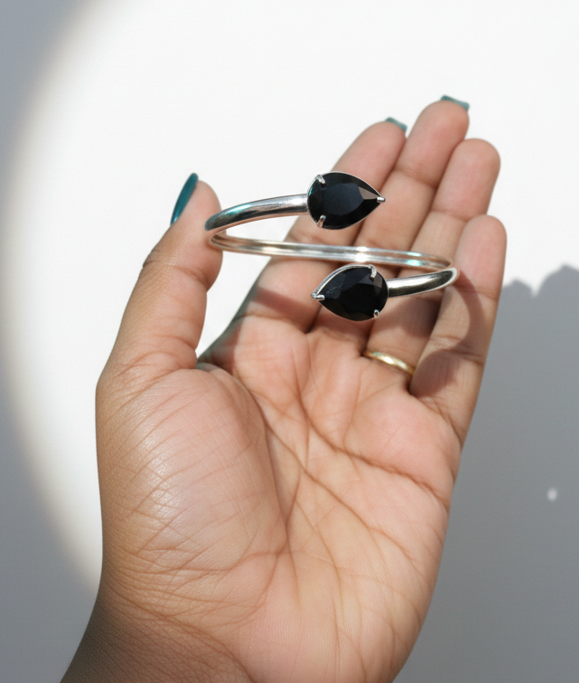 Jewel Wala Elegant American Diamond Rhodium Plated Bracelet - Image 4