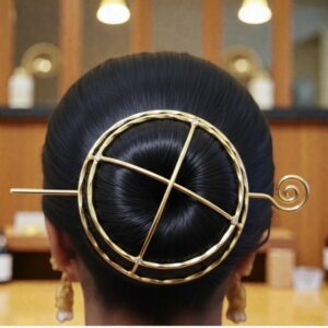 Jewel Wala Premium Brass Hair Bun Holder