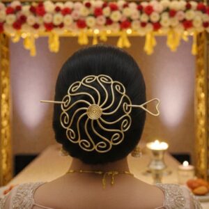 Jewel Wala Premium Brass Hair Bun Holder