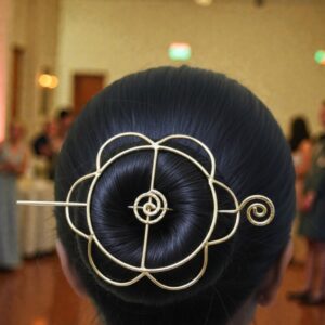 Jewel Wala Premium Brass Hair Bun Holder